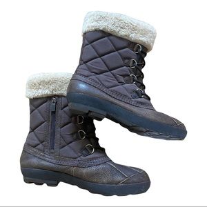 UGG Australia NEWBERRY shearling Brown Waterproof Snow Quilted Boots